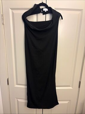 Cult Gaia Black Sleeveless Midi Dress